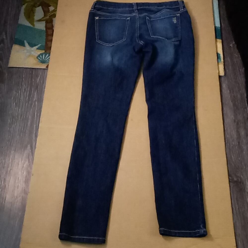Jessica Simpson Forever Skinny Blue Jeans 28 Classic Casual Winter Normcore Boho - Picture 2 of 8